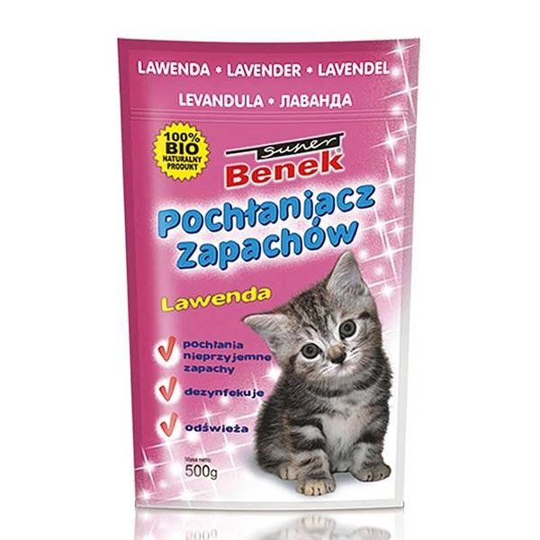 Kody rabatowe Krakvet sklep zoologiczny - CERTECH Pochłaniacz zapachu Super Benek Lawenda 0,45kg
