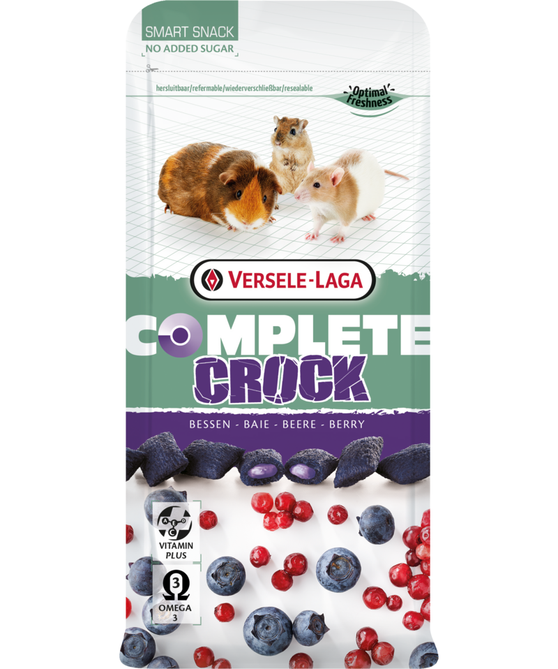 Kody rabatowe Krakvet sklep zoologiczny - VERSELE LAGA Crock Complete Berry - przysmak dla królików i gryzoni 50g