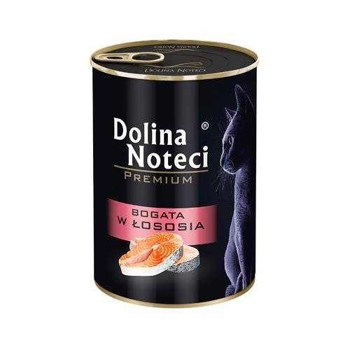 Kody rabatowe Krakvet sklep zoologiczny - DOLINA NOTECI Premium bogata w łososia - mokra karma dla kota - 400g