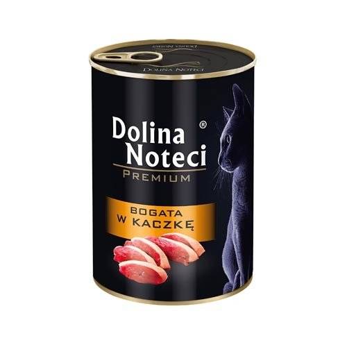 Kody rabatowe Krakvet sklep zoologiczny - DOLINA NOTECI Premium bogata w kaczkę - mokra karma dla kota - 400 g