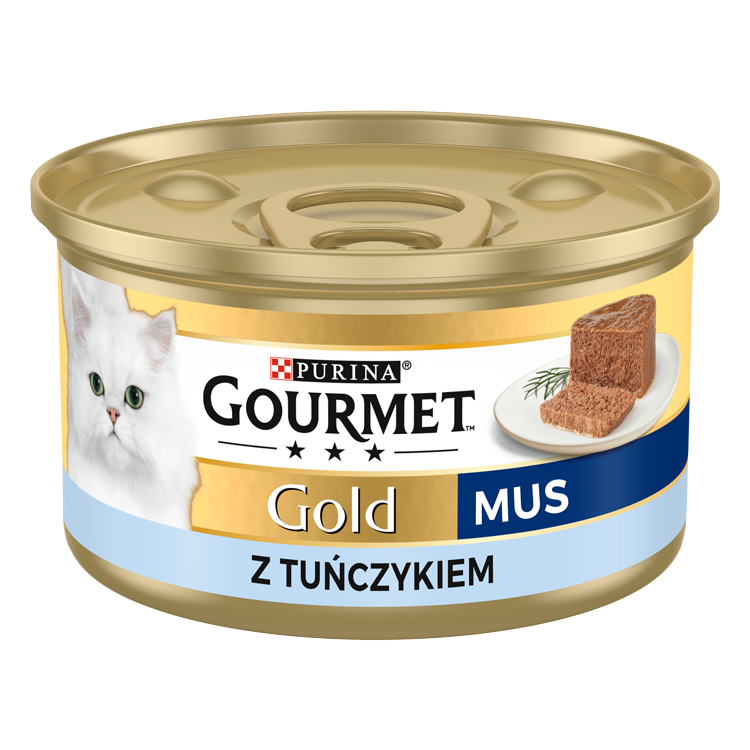 Kody rabatowe Krakvet sklep zoologiczny - PURINA Gourmet Gold Mus z tuńczykiem - mokra karma dla kota - 85 g