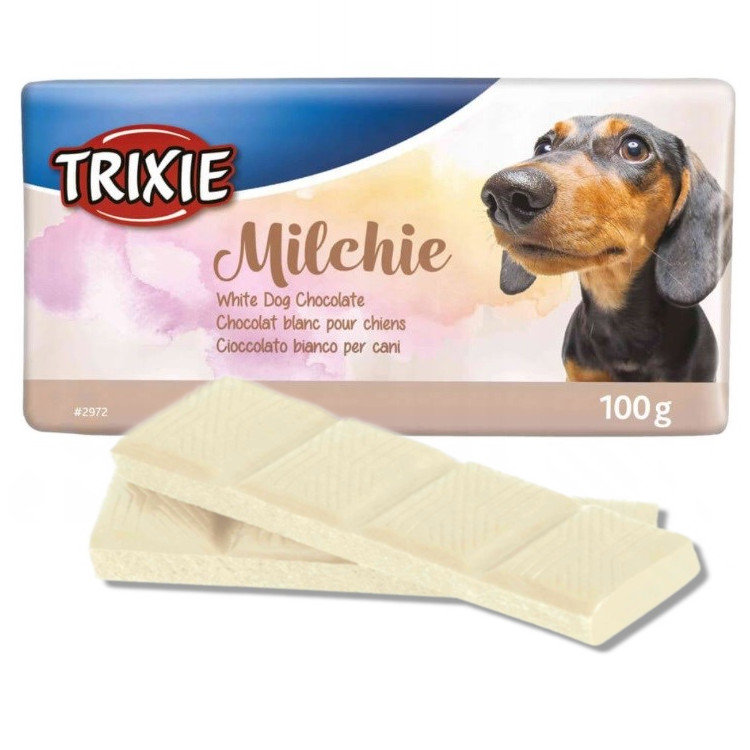 Kody rabatowe Krakvet sklep zoologiczny - TRIXIE Biała czekolada - przysmak dla psa - 100 g