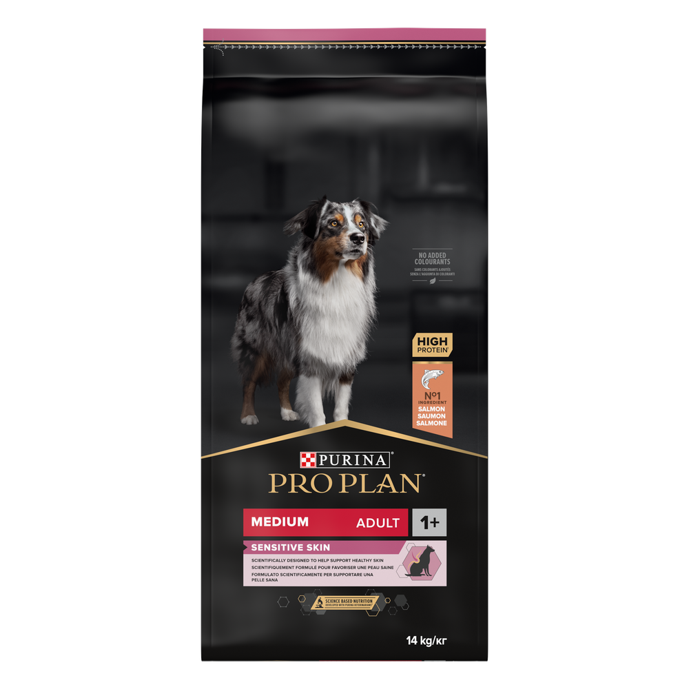 Kody rabatowe Krakvet sklep zoologiczny - PURINA PRO PLAN Adult Medium Sensitive Skin - sucha karma dla psa - 14kg