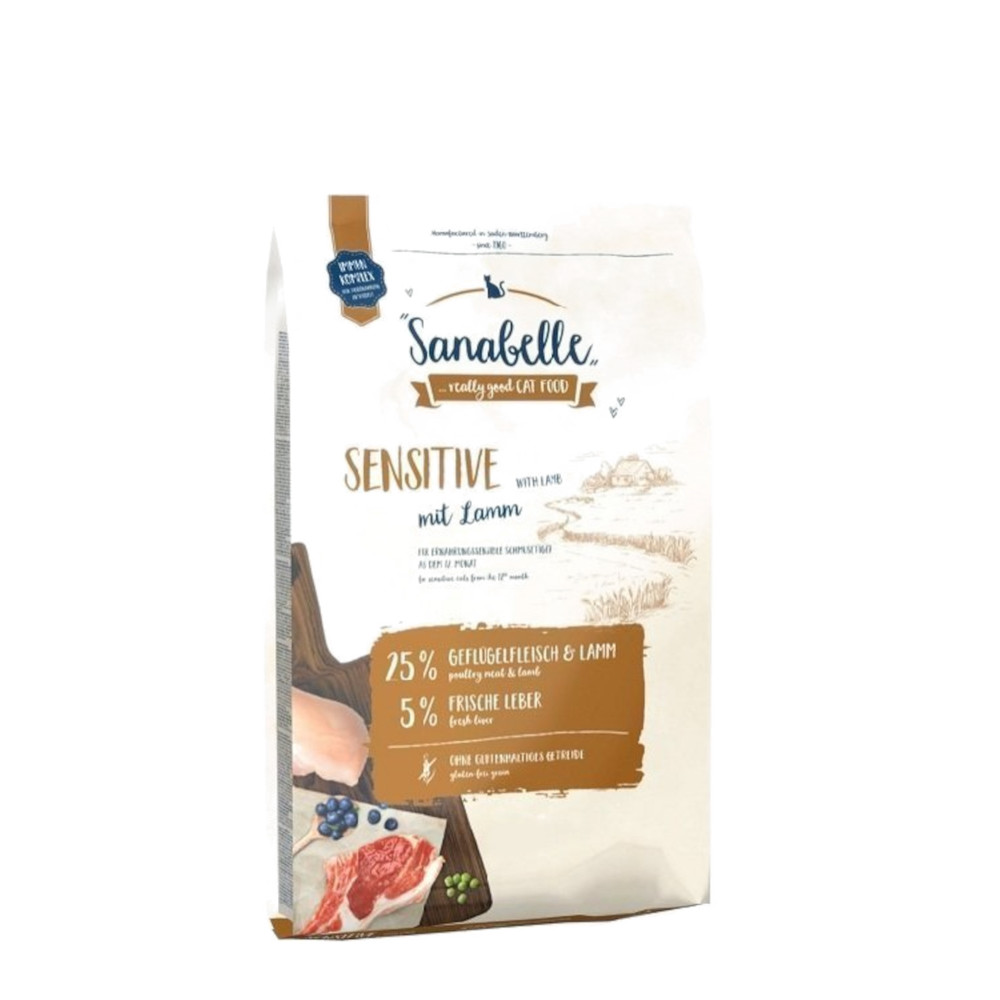 Kody rabatowe Krakvet sklep zoologiczny - BOSCH Sanabelle Sensitive Lamb & Rice - sucha karma dla kota - 10 kg