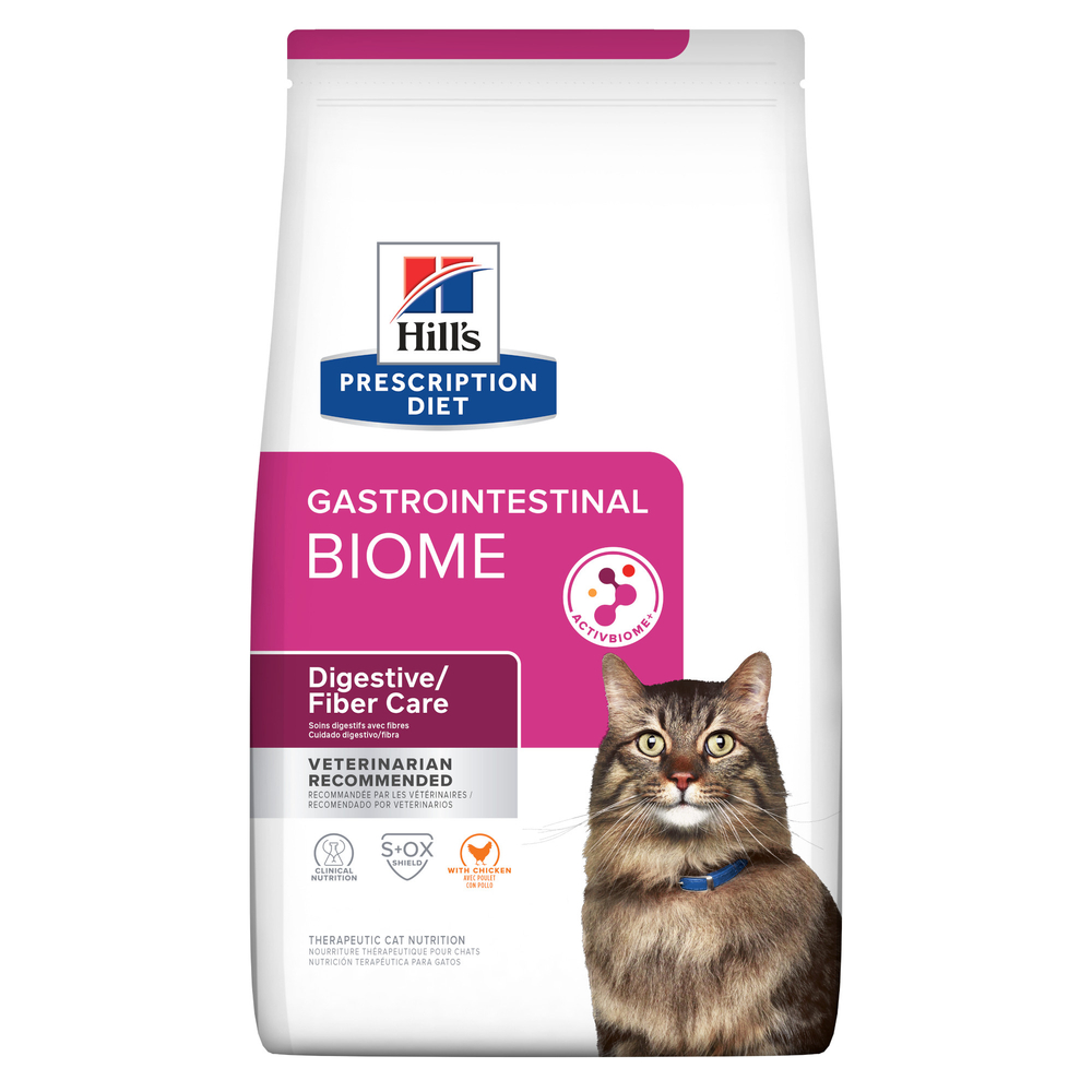 Kody rabatowe HILL'S Prescription Diet Gastrointestinal Biome Feline z kurczakiem - sucha karma wspomagająca trawienie dla kota - 1,5 kg