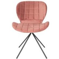 Kody rabatowe 9design sklep internetowy - Zuiver :: Krzesło tapicerowane Omg różowe