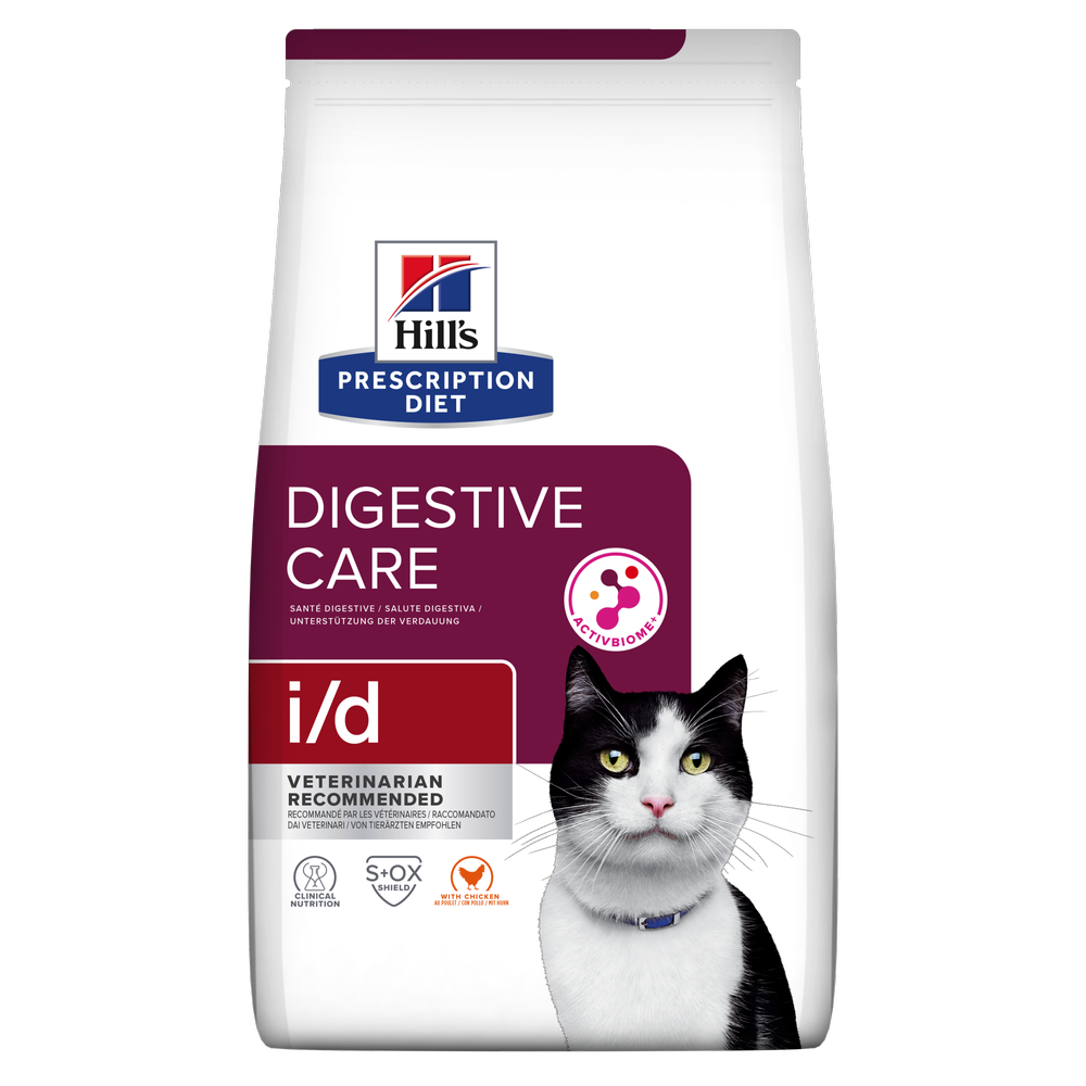 Kody rabatowe HILL'S Prescription Diet Digestive Care i/d Feline z kurczakiem - sucha karma dla kota - ochrona układu pokarmowego - 1,5 kg