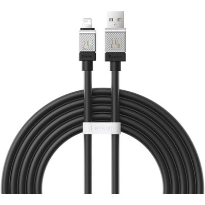 Kody rabatowe Avans - Kabel USB - Lightning BASEUS CoolPlay Series 2.4A 2 m Czarny
