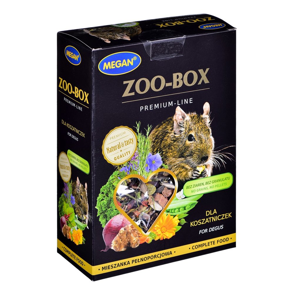 Kody rabatowe Krakvet sklep zoologiczny - MEGAN Zoo-Box - karma dla koszatniczki - 420 g