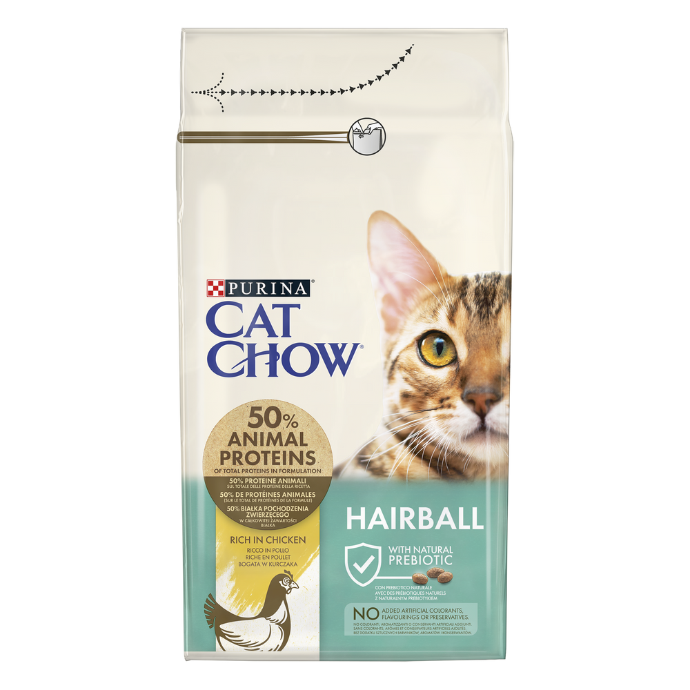 Kody rabatowe PURINA CAT CHOW Special Care Hairball Control - sucha karma dla kota - 1,5 kg