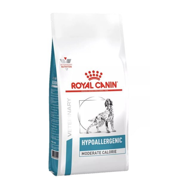 Kody rabatowe Krakvet sklep zoologiczny - ROYAL CANIN Hypoallergenic Moderate Calorie 7kg - sucha karma dla psa