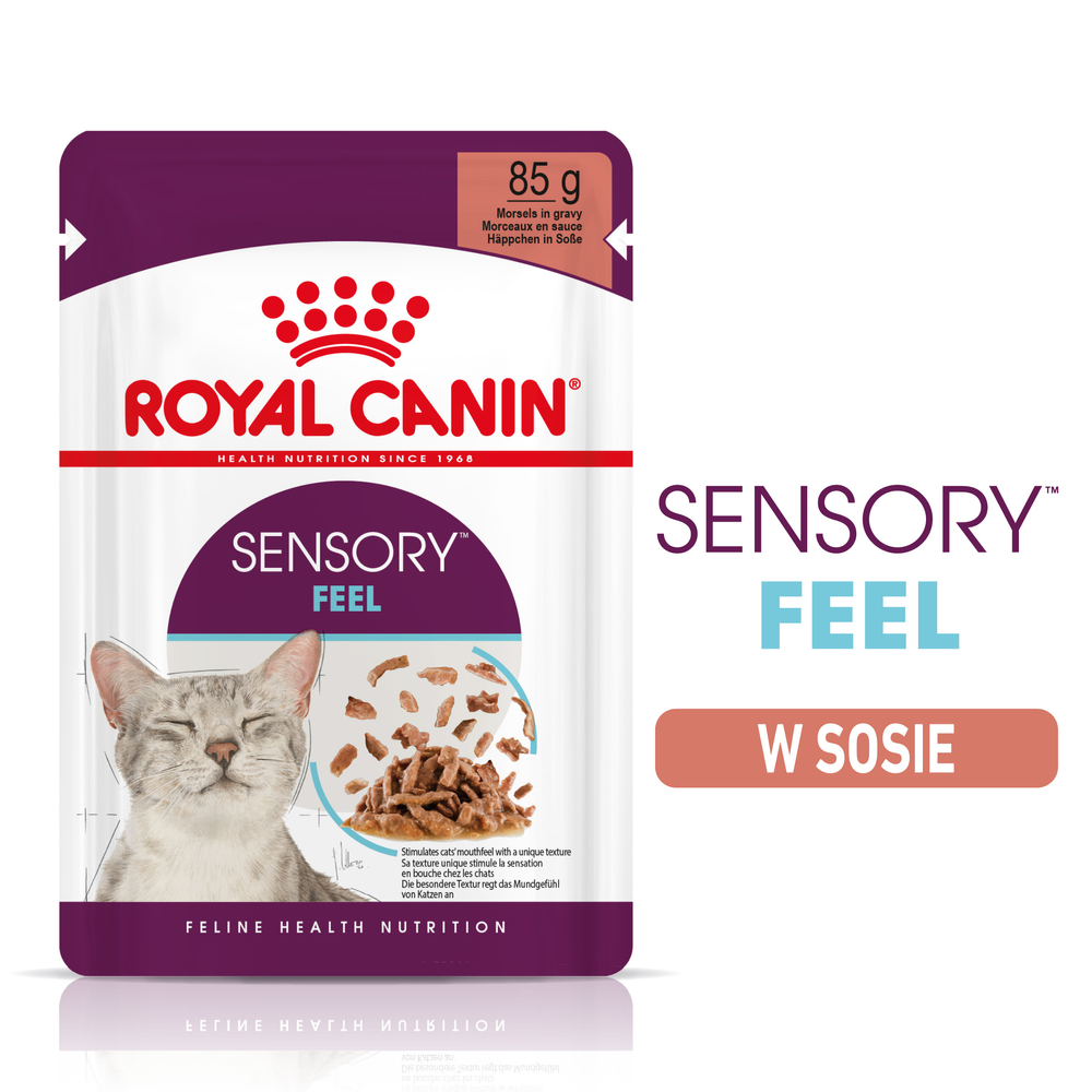 Kody rabatowe Krakvet sklep zoologiczny - ROYAL CANIN FHN Sensory Feel w sosie - mokra karma dla kota dorosłego - 12x85g