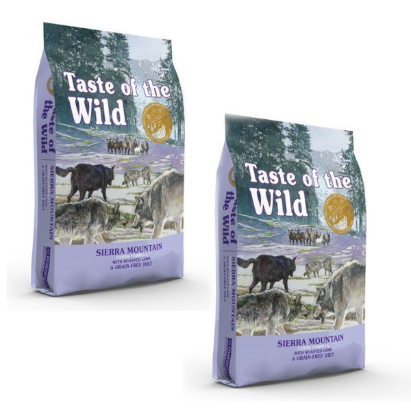 Kody rabatowe Krakvet sklep zoologiczny - TASTE OF THE WILD Sierra Mountain Canine Formula - sucha karma dla psa - 2x12,2 kg