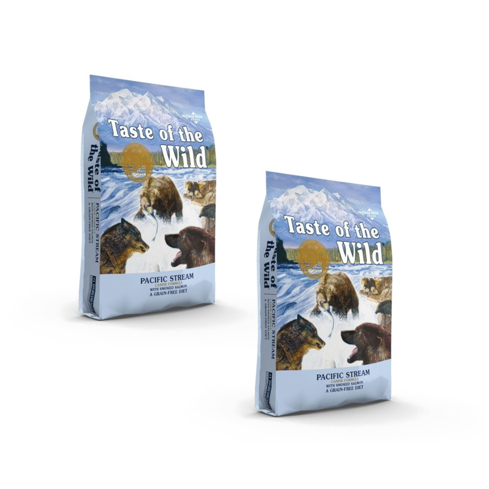 Kody rabatowe TASTE OF THE WILD Pacific Stream Canine Formula - sucha karma dla psa - 2x5,6 kg