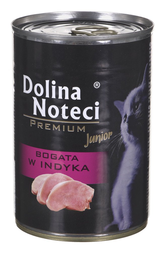 Kody rabatowe Krakvet sklep zoologiczny - DOLINA NOTECI Premium Junior Indyk - karma dla kota - 400g