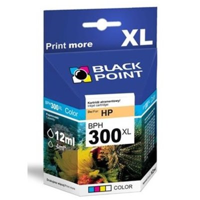 Kody rabatowe Avans - Tusz BLACK POINT do HP 300 XL CC644EE Kolorowy 12 ml BPH300XLC