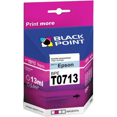 Kody rabatowe Avans - Tusz BLACK POINT do Epson T0713 Purpurowy 13 ml BPET0713