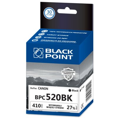 Kody rabatowe Avans - Tusz BLACK POINT do Canon PGI-520BK Czarny 17 ml BPC520BK