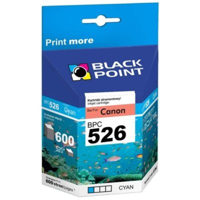 Kody rabatowe Avans - Tusz BLACK POINT do Canon CLI-526C Błękitny 8 ml BPC526C