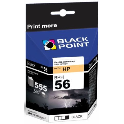 Kody rabatowe Avans - Tusz BLACK POINT do HP 56 C6656AE Czarny 19 ml BPH56