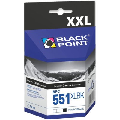 Kody rabatowe Avans - Tusz BLACK POINT do Canon CLI-551BKXL Czarny 9.5 ml BPC551XLBK