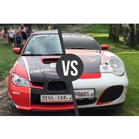 Kody rabatowe SuperPrezenty.pl - Subaru Impreza WRX vs Porsche 911 Carrera