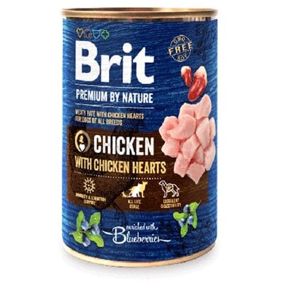 Kody rabatowe Avans - Karma dla psa BRIT Premium By Nature Chicken&Hearts Kurczak 400 g