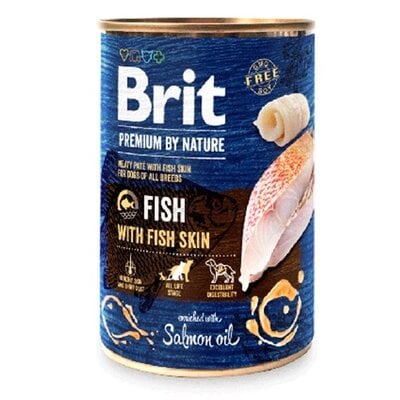 Kody rabatowe Karma dla psa BRIT Premium By Nature Fish&Fish Skin Ryba z rybią skórą 400 g