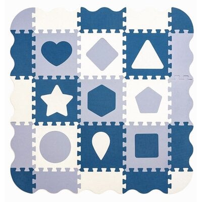 Kody rabatowe Avans - Mata piankowa MILLY MALLY Puzzle Jolly 118.5 x 118.5 x 1.2 cm (25 elementów) Niebieski