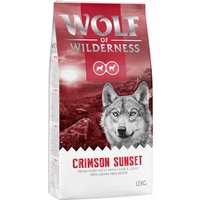 Kody rabatowe zooplus - Korzystny pakiet Wolf of Wilderness, 2 x 12 kg - Crimson Sunset, jagnięcina i mięso kozie
