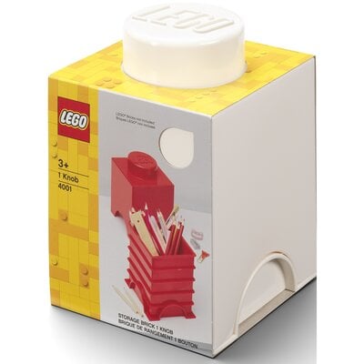Kody rabatowe Avans - Pojemnik na LEGO klocek Brick 1 Biały 40011735