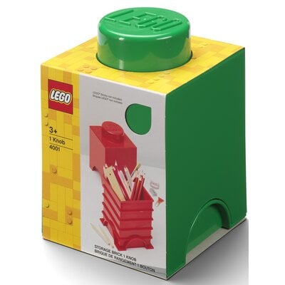 Kody rabatowe Pojemnik na LEGO klocek Brick 1 Zielony 40011734