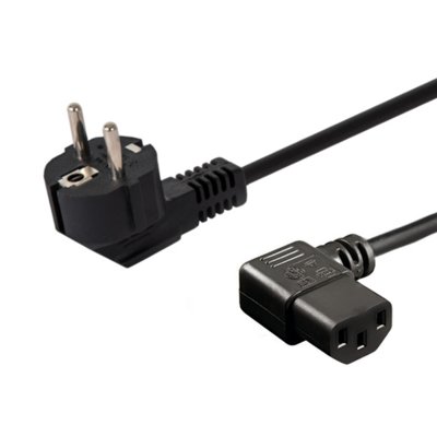 Kody rabatowe Avans - Kabel zasilający Schuko (kątowy) - IEC 320 C13 (kątowy) SAVIO 1.2 m