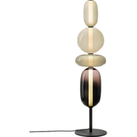 Kody rabatowe 9design sklep internetowy - Bomma :: Lampa podłogowa Pebbles transparentno-czarna wys. 132,6 cm