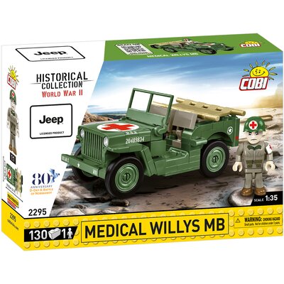 Kody rabatowe Avans - Klocki plastikowe COBI Historical Collection World War II Medical Willys COBI-2295