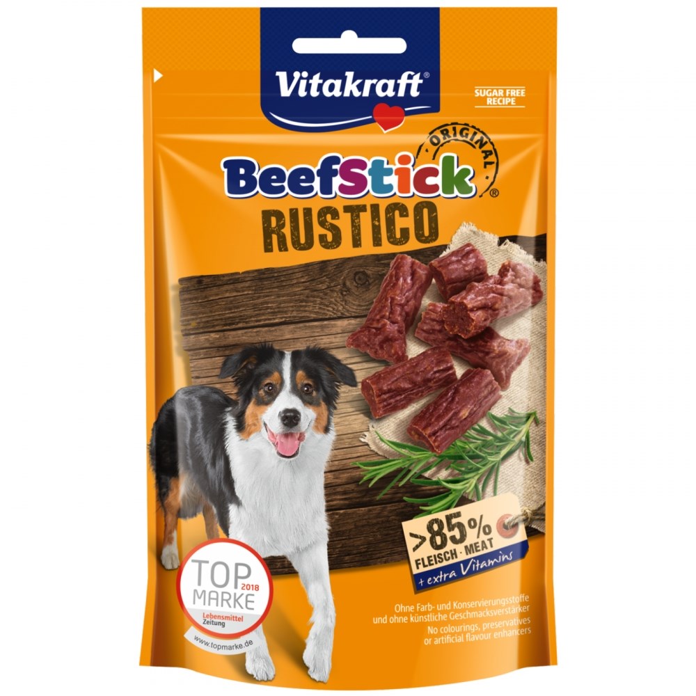 Kody rabatowe Krakvet sklep zoologiczny - VITAKRAFT Beef Stick Rustico - przysmak dla psa - 55 g