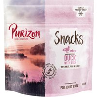 Kody rabatowe zooplus - Purizon Snacks, kaczka z rybą (bez zbóż) - 3 x 40 g