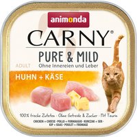 Kody rabatowe zooplus - animonda Carny Adult Pure & Mild, 32 x 100 g - Kurczak + ser