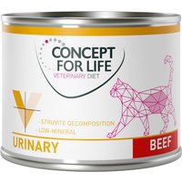 Kody rabatowe Concept for Life Veterinary Diet Urinary, wołowina - 6 x 200 g