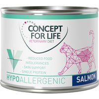Kody rabatowe Concept for Life Veterinary Diet Hypoallergenic, łosoś - 6 x 185 g
