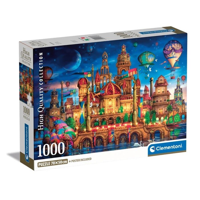 Kody rabatowe Urwis.pl - Clementoni Puzzle 1000 elementów Compact Downtown