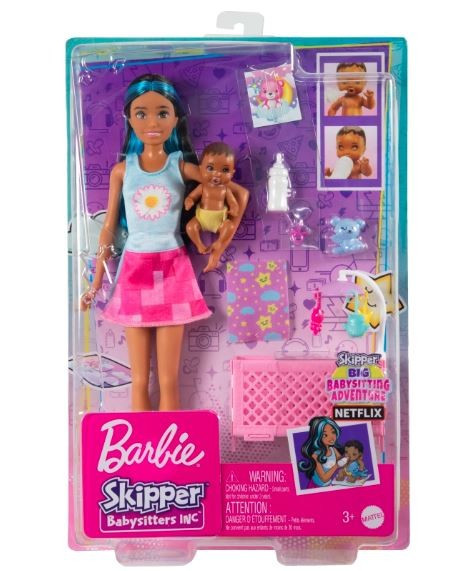 Kody rabatowe Urwis.pl - Mattel Lalka Barbie Opiekunka Zestaw Usypianie maluszka
