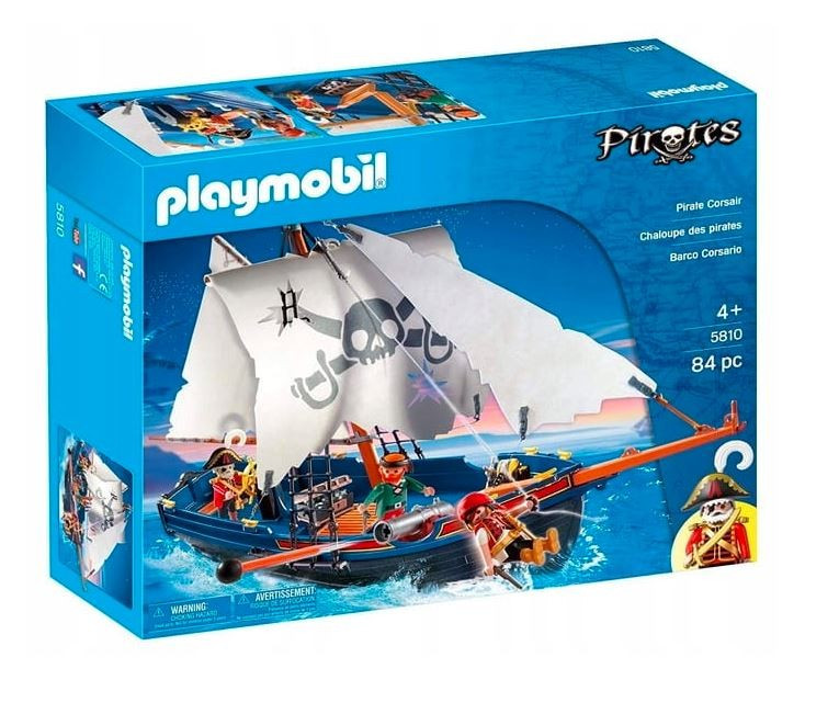 Kody rabatowe Urwis.pl - Playmobil Zestaw figurek Pirates 5810 Statek korsarzy