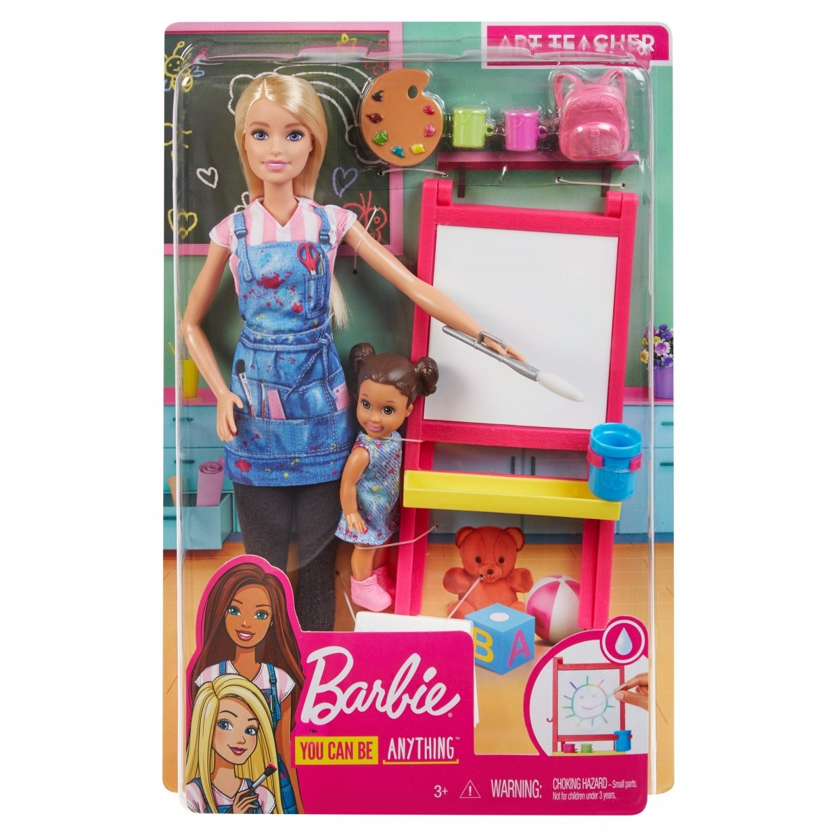Kody rabatowe Mattel Lalka Barbie Kariera Zestaw Nauczycielka Plastyki