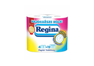 Kody rabatowe Regina Papier Toaletowy Najdłuższe 4 Rolki