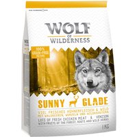 Kody rabatowe Wolf of Wilderness Adult „Sunny Glade”, jeleń - 1 kg