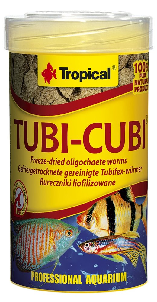 Kody rabatowe TROPICAL Tubi-Cubi - pokarm dla rybek akwariowych - 10 g