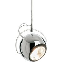 Kody rabatowe Lampy.pl - Fabbian Beluga Steel chromowa lampa wisząca, Ø 9cm