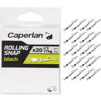 Kody rabatowe Decathlon - Krętlik z agrafką Caperlan Rolling Snap czarne