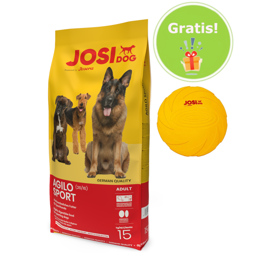 Kody rabatowe Krakvet sklep zoologiczny - JOSERA JosiDog Agilo Sport - sucha karma dla psa - 15 kg + GRATIS!